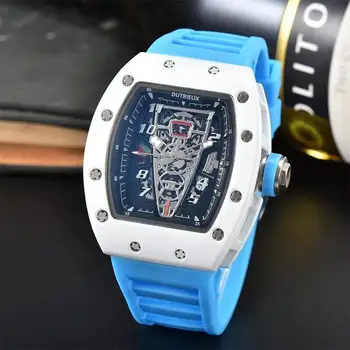Новые мужские механические кварцевые часы Richard Top Luxury с автоматическим спортивным 3-контактным V-образным цифровым ходом в секунду