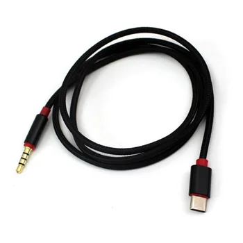 Разъем Type C от штекера до 3,5 мм Автомобильного Аудиокабеля AUX Адаптер USB C От Type-C До 3,5 мм Разъем для наушников AUX Audio для Letv Le 2 Pro
