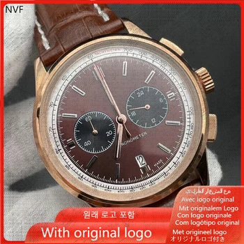 Мужские часы NVF 904l кварцевые часы из нержавеющей стали 45 мм-BR